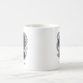 魔法のアフロの女性 コーヒーマグカップ (中央)