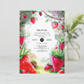 魔法のイチゴ魅力的誕生日 招待状 (スタンド正面)