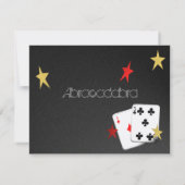 魔法のイベント返信カード 出欠カード (裏面)