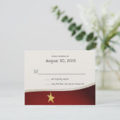 魔法のイベント返信カード 出欠カード (スタンド正面)