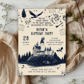 魔法のウィザードキャッスルバースデーパーティー 招待状