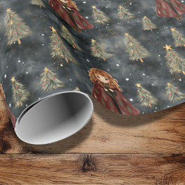 魔法のウィザードスクールクリスマスラッピング紙 ラッピングペーパー