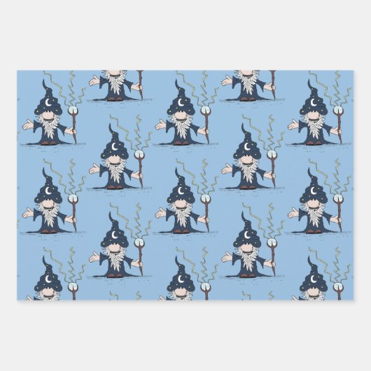 魔法のウィザード ラッピングペーパーシート (正面)