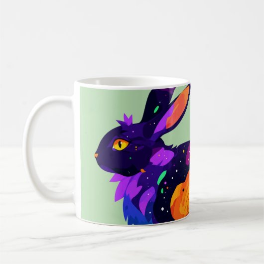 魔法のウサギ コーヒーマグカップ (左)