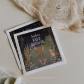 魔法のウッドランド赤ちゃんシャワーデコーナプキン スタンダードカクテルナプキン