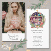 魔法のエッセンシャル油薬用ボホヨガフォト 名刺