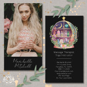 魔法のエッセンシャル油薬用ボホヨガフォト 名刺