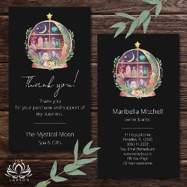 魔法のエッセンシャル油薬用ヨガサンキュー 名刺