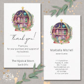 魔法のエッセンシャル油薬用ヨガサンキュー 名刺