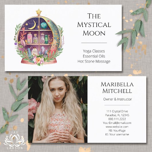 魔法のエッセンシャル油薬用ヨガボホ写真 名刺