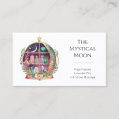 魔法のエッセンシャル油薬用ヨガボホ写真 名刺 (正面)