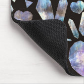 魔法のエネルギークリスタル レインボークリスタルロック マウスパッド (コーナー)