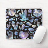 魔法のエネルギークリスタル レインボークリスタルロック マウスパッド (マウス)
