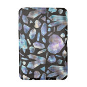 魔法のエネルギークリスタル 虹色のクリスタルロック バスマット (正面縦)