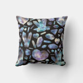 魔法のエネルギー結晶レインボークリスタルロック クッション (裏面)