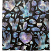 魔法のエネルギー結晶レインボークリスタルロック シャワーカーテン (正面)