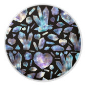 魔法のエネルギー結晶レインボークリスタルロック セラミックノブ (正面)