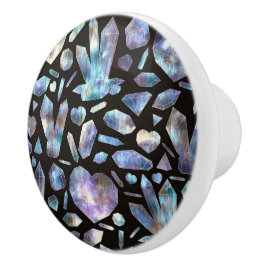 魔法のエネルギー結晶レインボークリスタルロック セラミックノブ