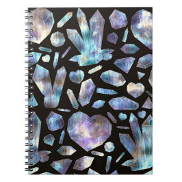 魔法のエネルギー結晶レインボークリスタルロック ノートブック