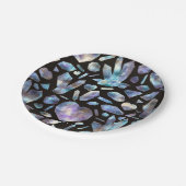 魔法のエネルギー結晶レインボークリスタルロック ペーパープレート (アングル)