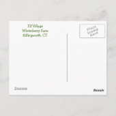 魔法のエルフの家 ポストカード (裏面)