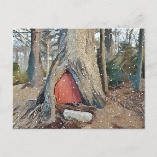 魔法のエルフの家 ポストカード (正面)