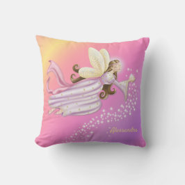 魔法のエンジェルフェアリーダストイエローピンクラベンダー クッション