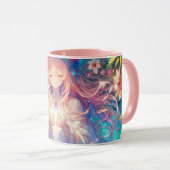 魔法のエーテルのアニメガール マグカップ (正面右)