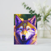 魔法のオオカミ、ポストクロッシング ポストカード (スタンド正面)