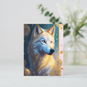 魔法のオオカミ、ポストクロッシング ポストカード (スタンド正面)