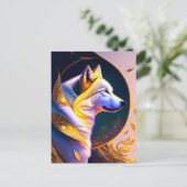 魔法のオオカミ、ポストクロッシング ポストカード (スタンド正面)