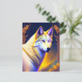 魔法のオオカミ、ポストクロッシング ポストカード (スタンド正面)