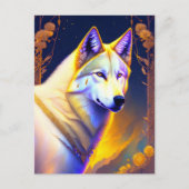 魔法のオオカミ、ポストクロッシング ポストカード (正面)