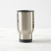 魔法のオナラをする虹色のユニコーン トラベルマグ (中央)