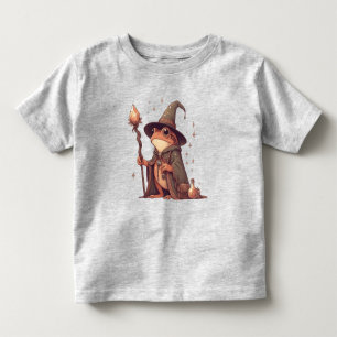 魔法のカエル魔法使い トドラーTシャツ