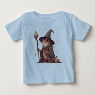 魔法のカエル魔法使い ベビーTシャツ