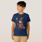 魔法のカエル魔法使い Tシャツ (正面フル)