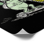 魔法のカエル ラケットを握りスクーターに乗って遊びに行こう P ポスター (角)