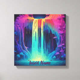 魔法のカスケード、魅惑的な静寂 キャンバスプリント