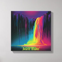 魔法のカスケード、魅惑的な静寂 キャンバスプリント