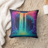 魔法のカスケード、魅惑的な静寂 クッション (ブランケット)