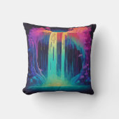 魔法のカスケード、魅惑的な静寂 クッション (正面)