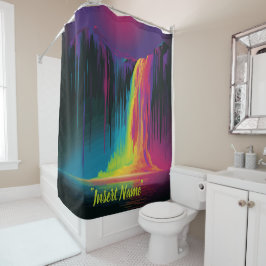 魔法のカスケード、魅惑的な静寂 シャワーカーテン