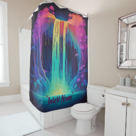 魔法のカスケード、魅惑的な静寂 シャワーカーテン