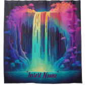 魔法のカスケード、魅惑的な静寂 シャワーカーテン (正面)