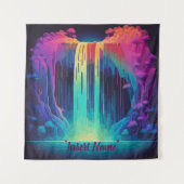 魔法のカスケード、魅惑的な静寂 タペストリー (正面)