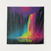 魔法のカスケード、魅惑的な静寂 タペストリー (正面)