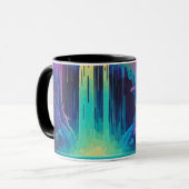 魔法のカスケード、魅惑的な静寂 マグカップ (正面左)