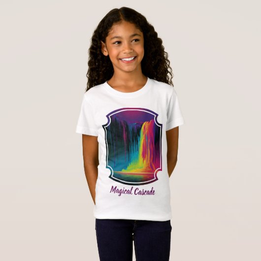 魔法のカスケード、魅惑的な静寂 Tシャツ (正面フル)