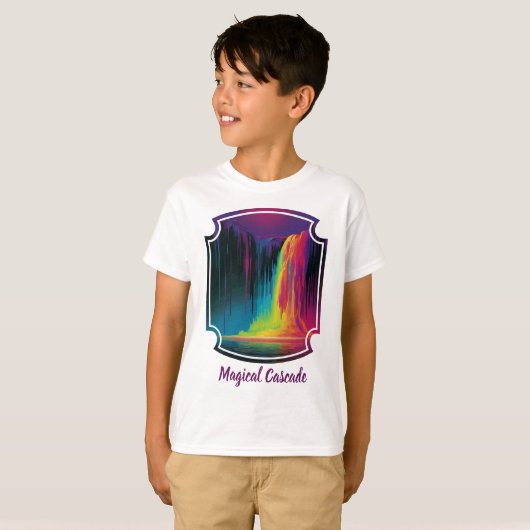 魔法のカスケード、魅惑的な静寂 Tシャツ (正面フル)